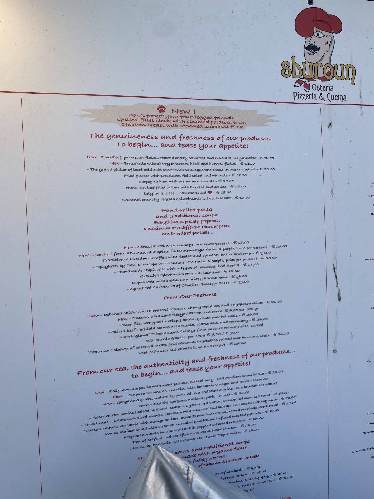 Restaurant Chi Burdlaz меню