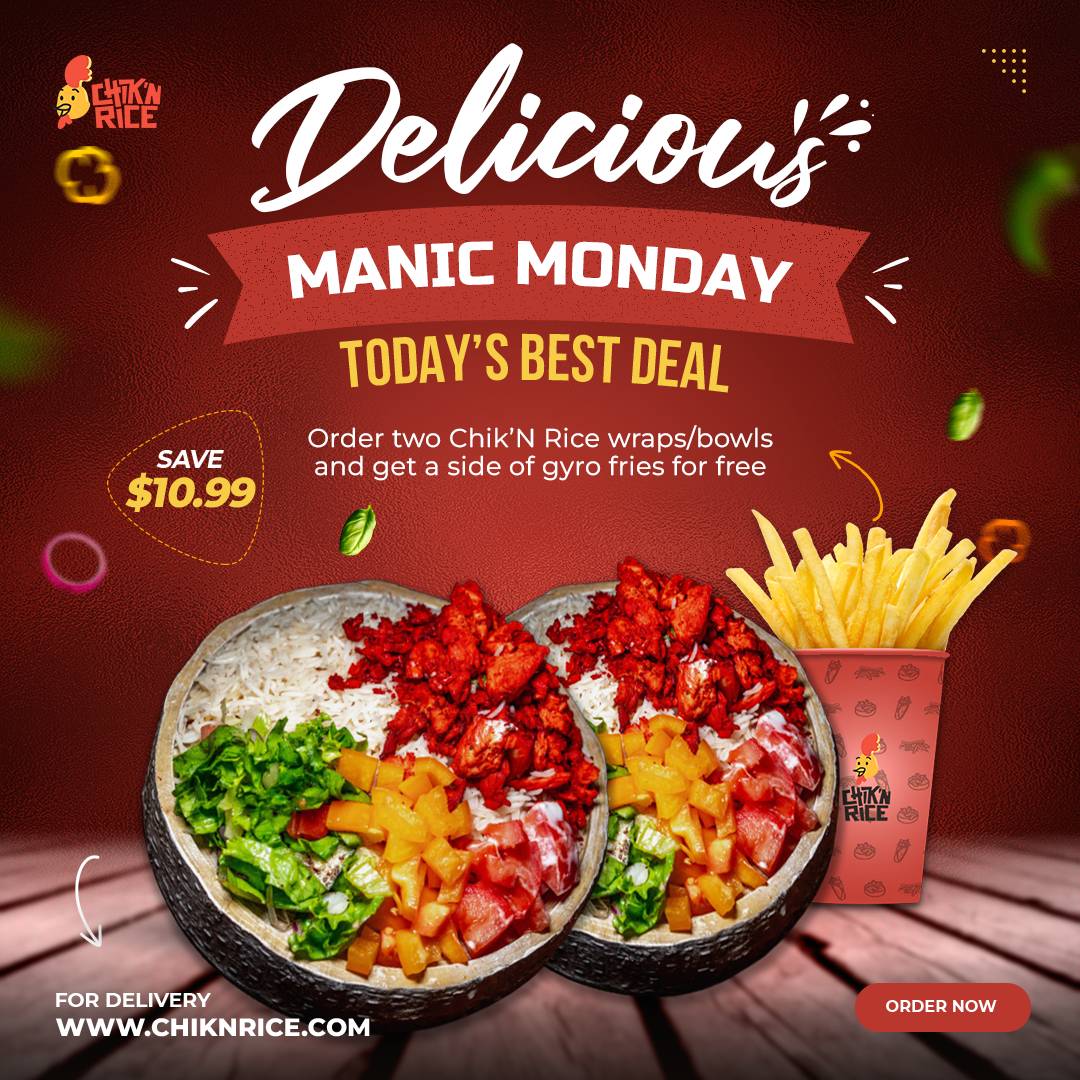 Chik'N Rice меню