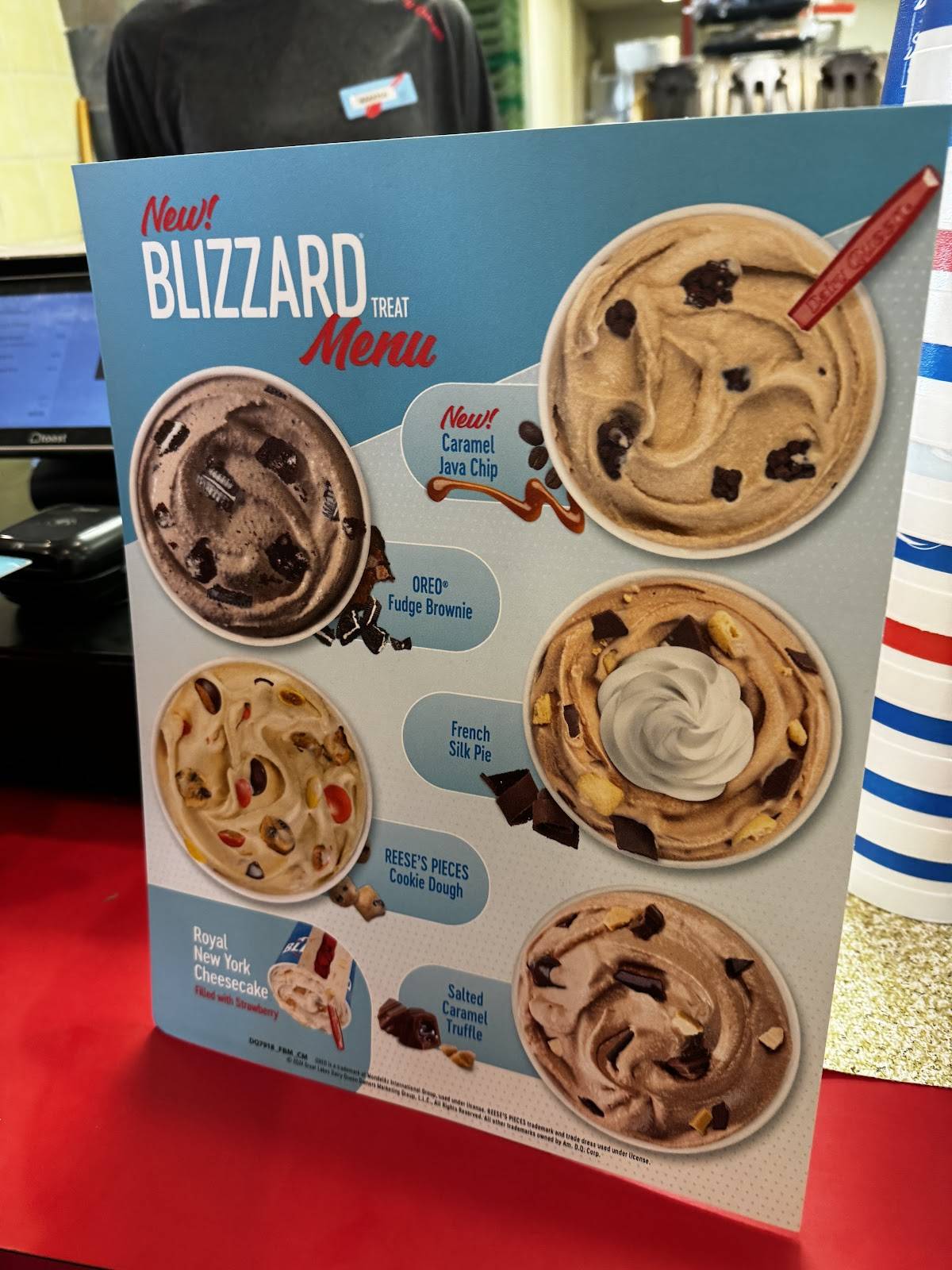 Dairy Queen меню