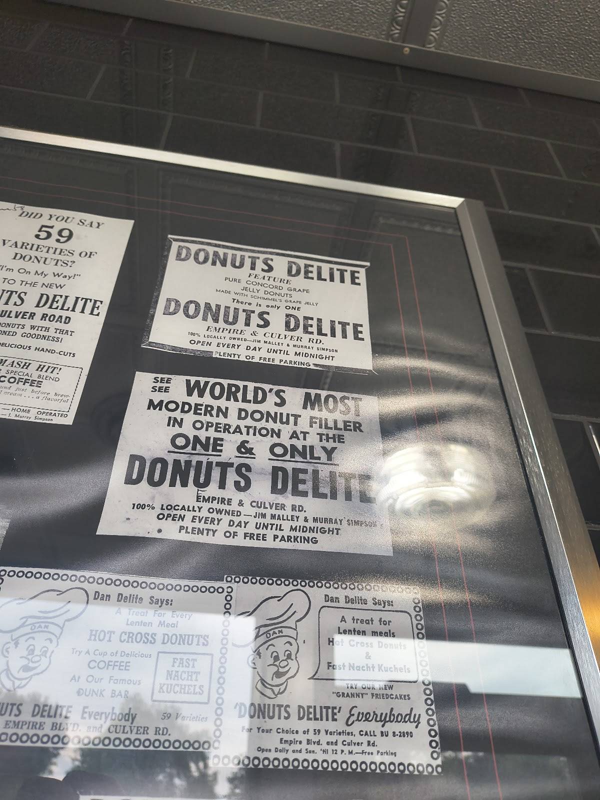 Donuts Delite меню