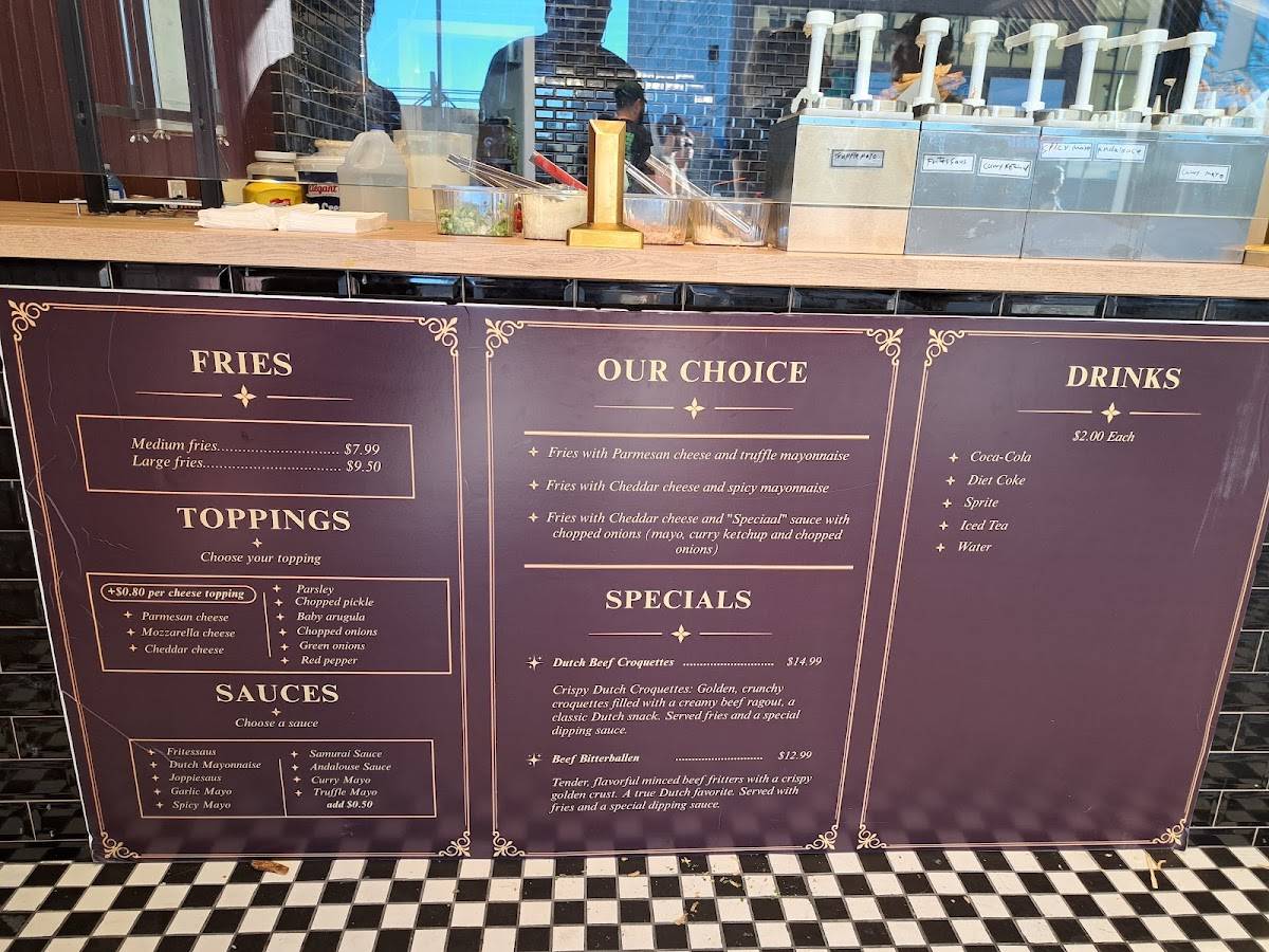 Dutch Fries меню