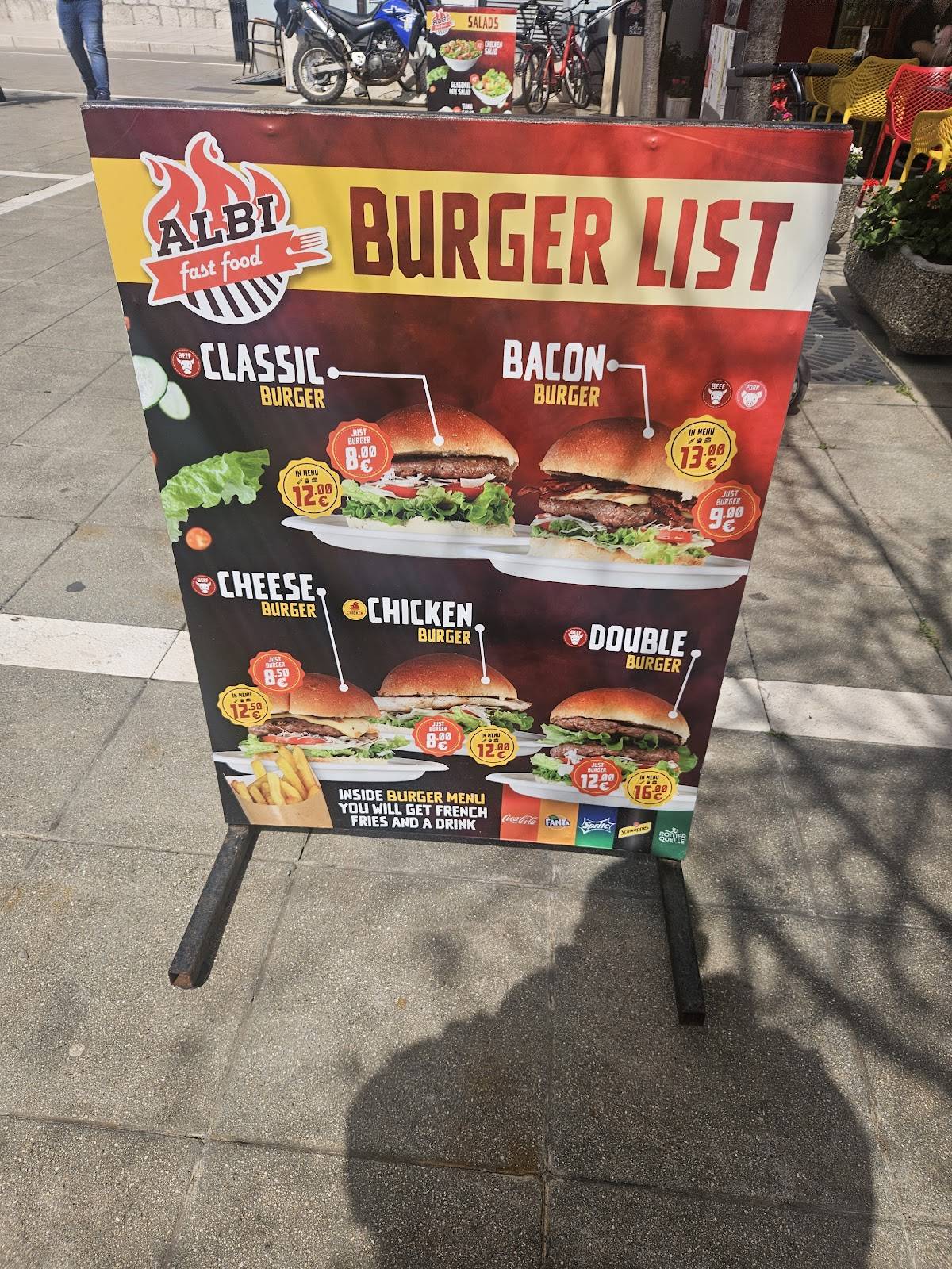 Fast Food Albi меню
