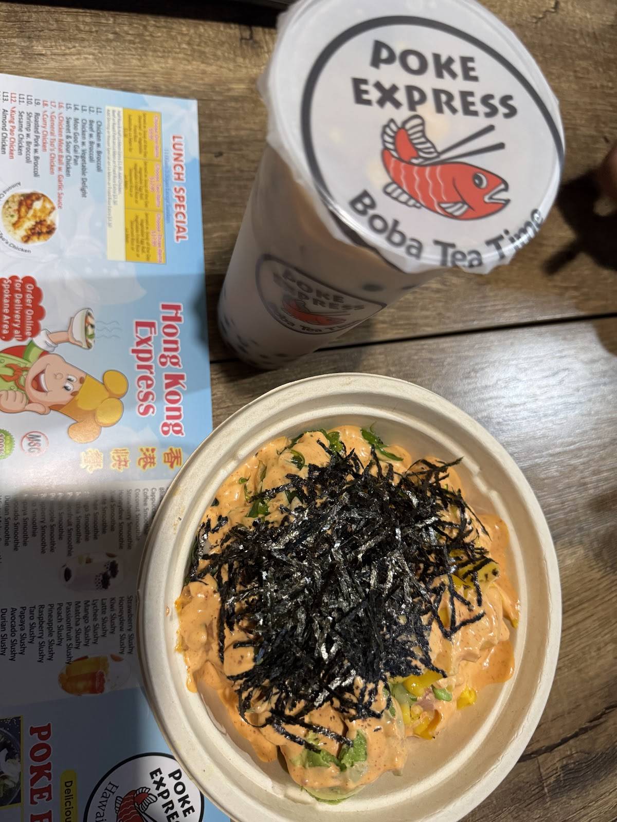 Hong Kong Express Chinese Restaurant And Poke Express меню