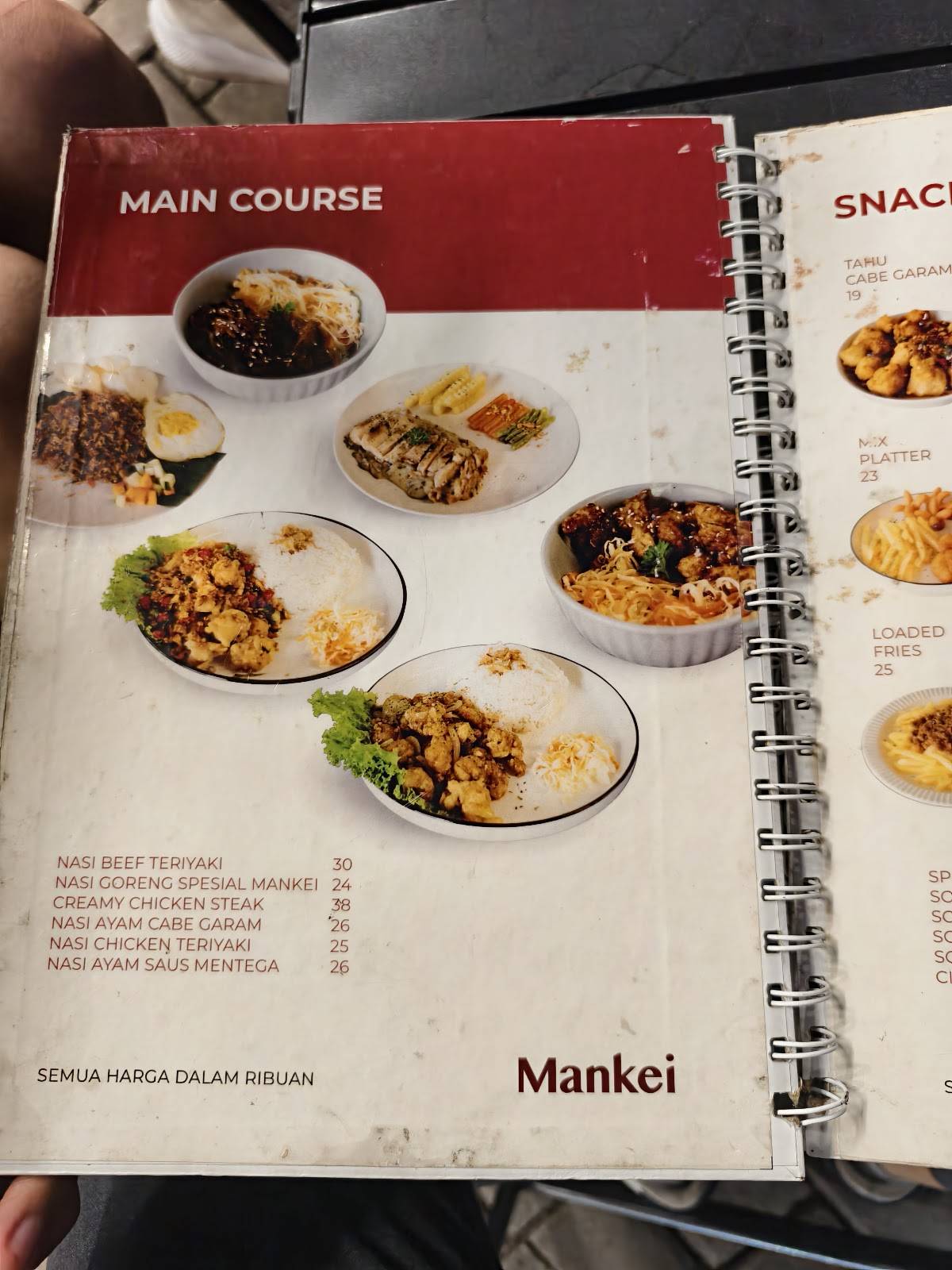Mankei меню
