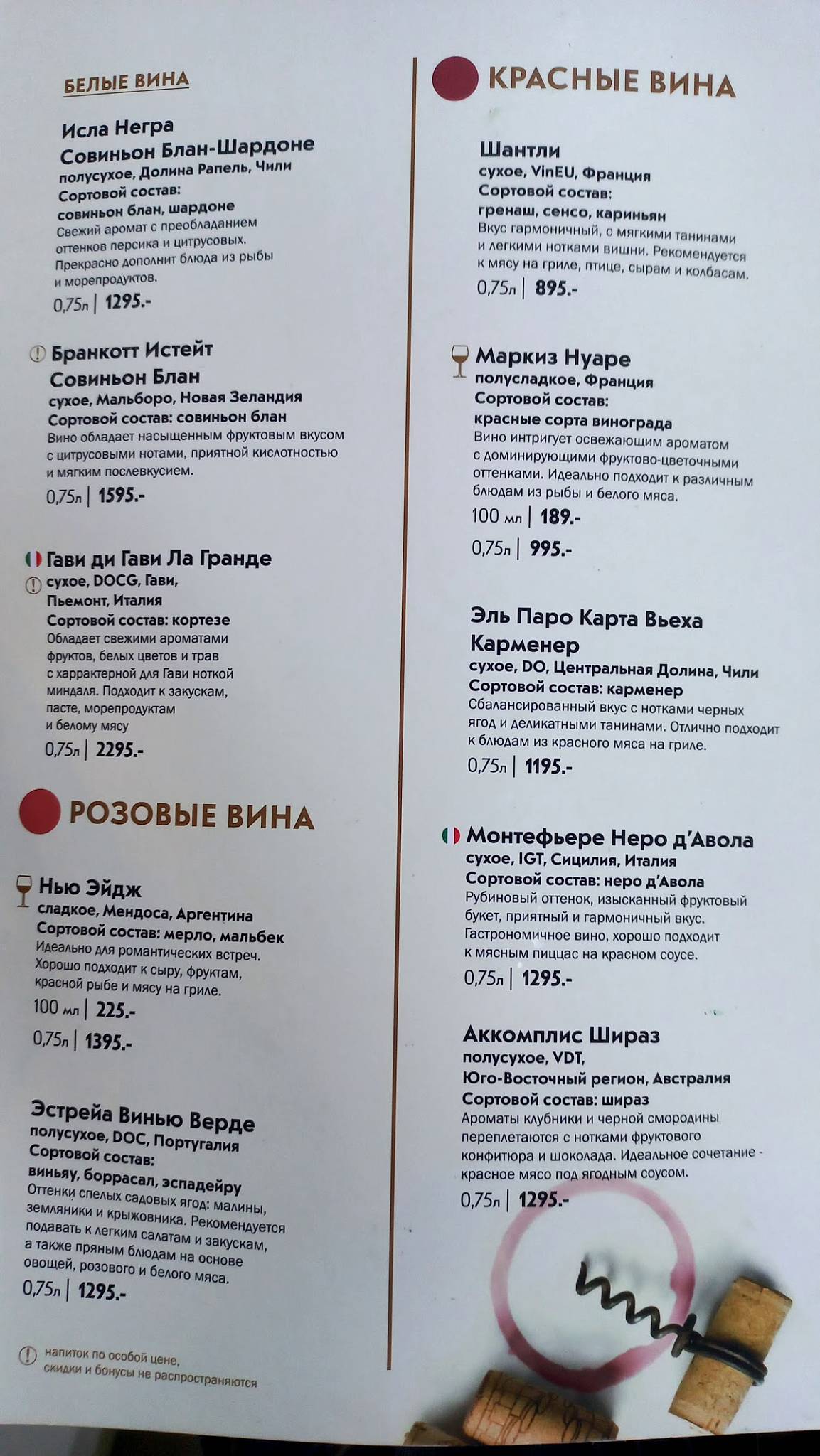 Папаша Беппе меню