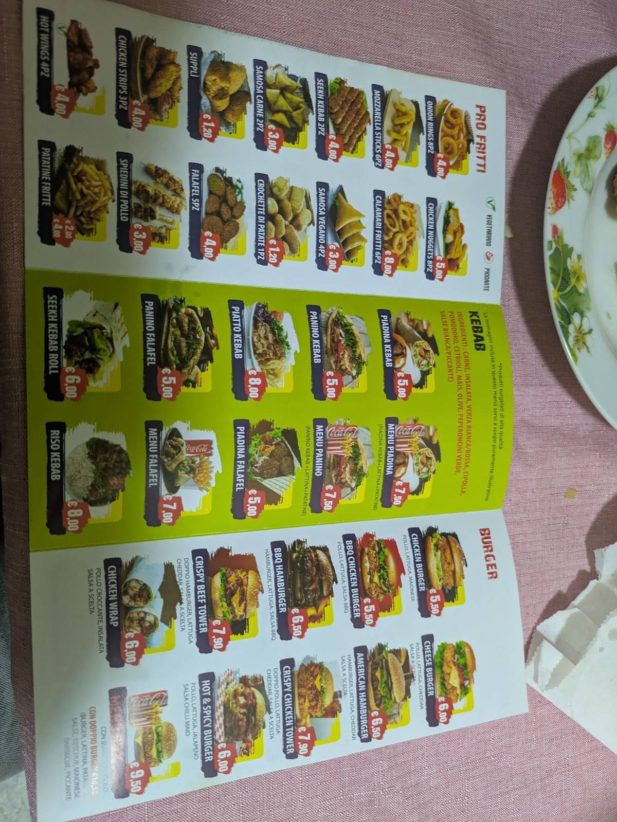 Pro Kebab • Ragusa меню