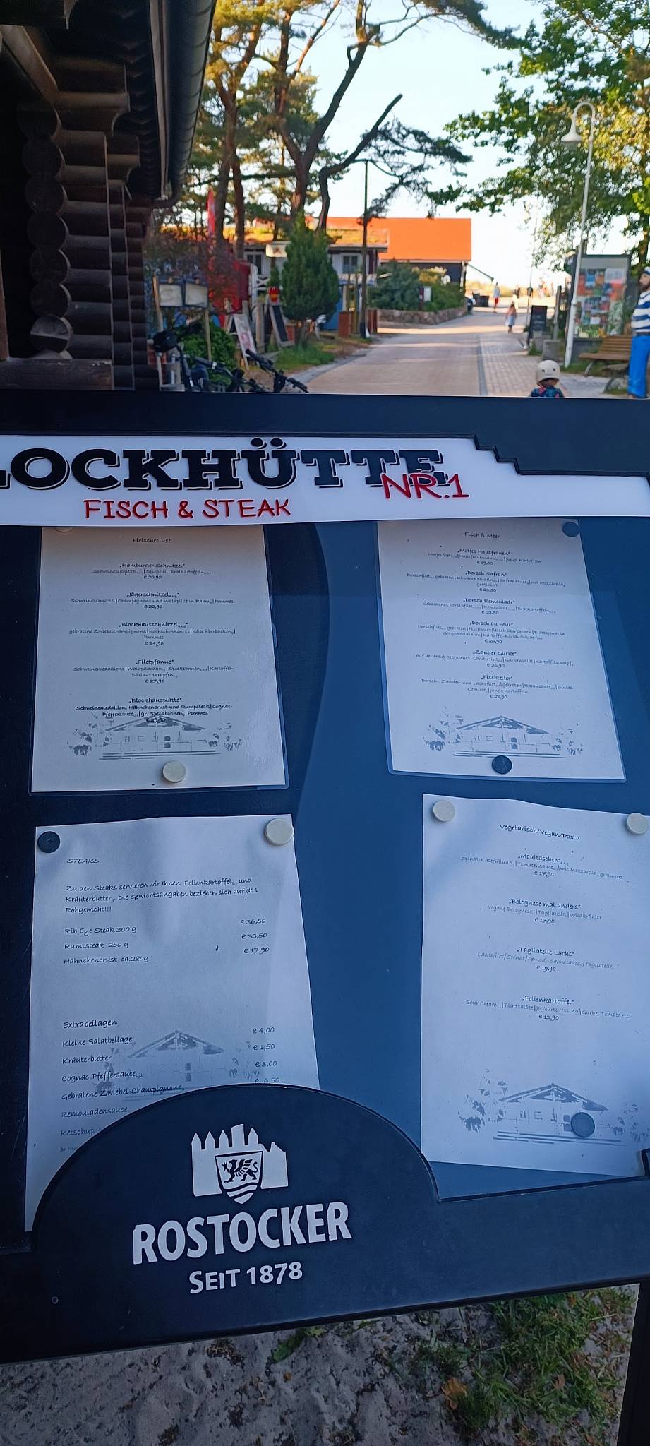 Restaurant Blockhütte меню