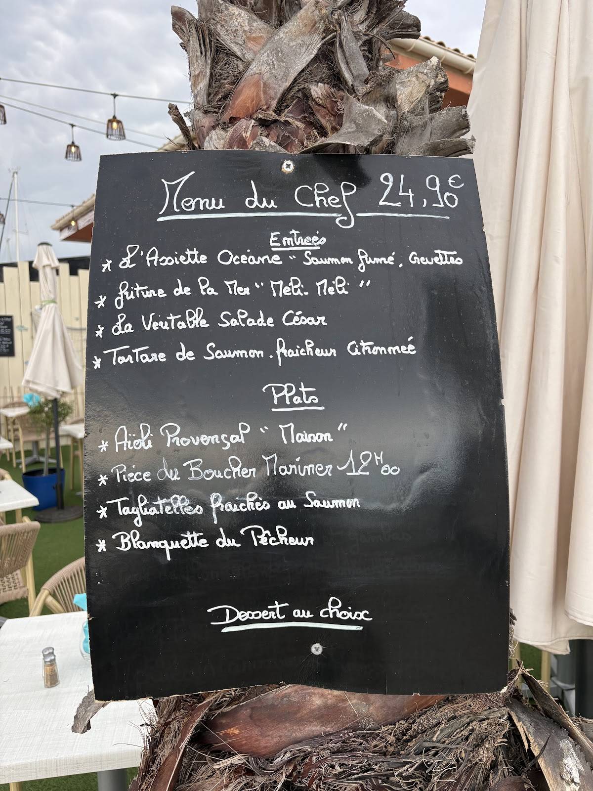 Restaurant L'Odyssée меню