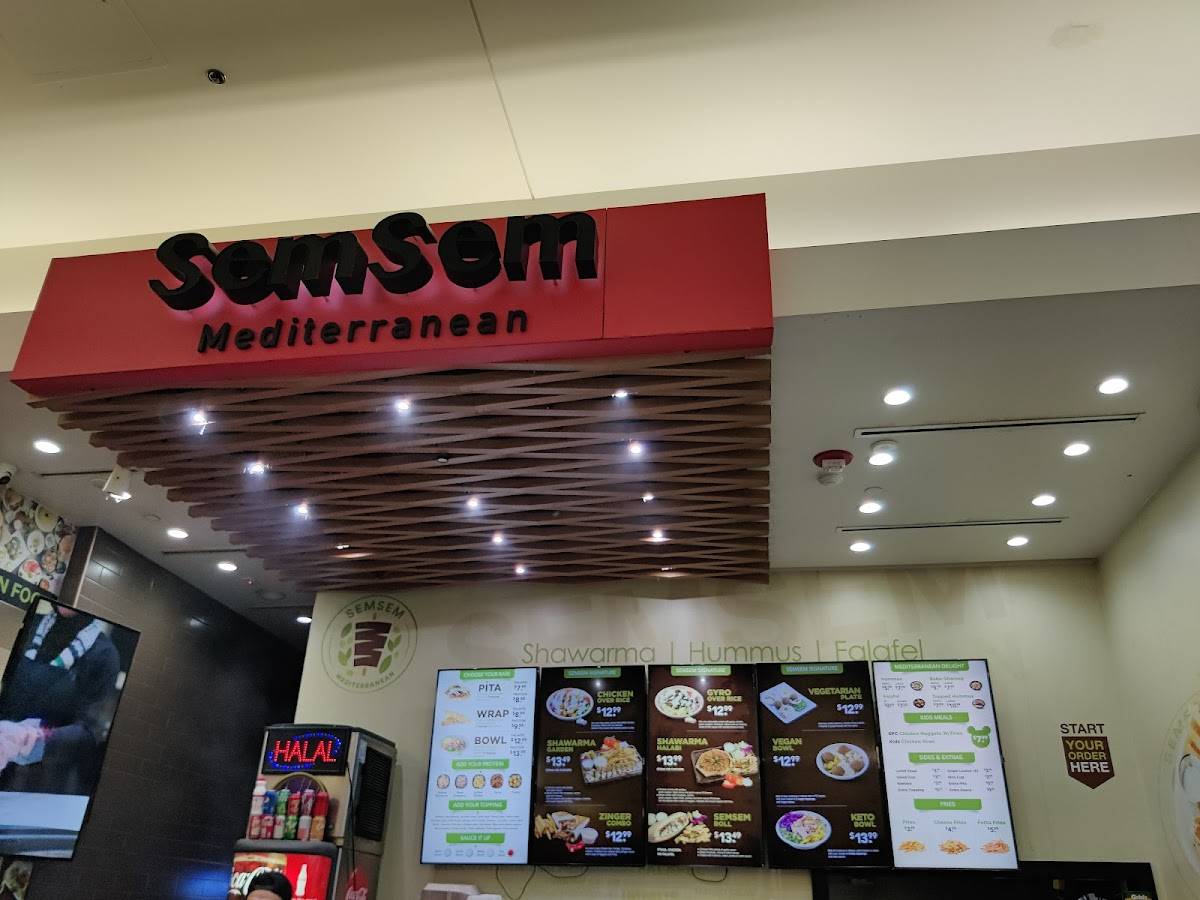 SemSem Mediterranean - Chicago Ridge Mall меню