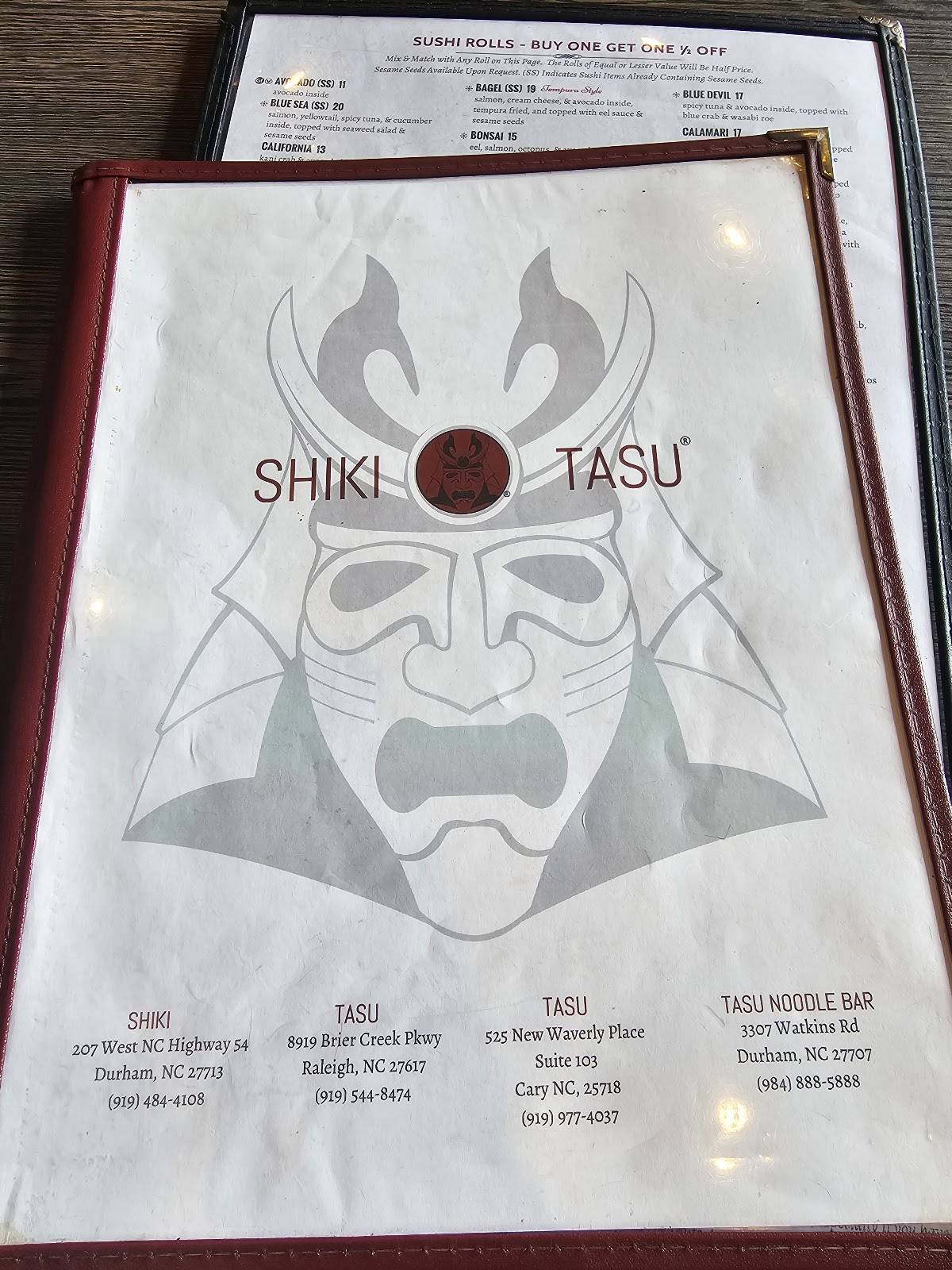 Tasu Asian Bistro меню