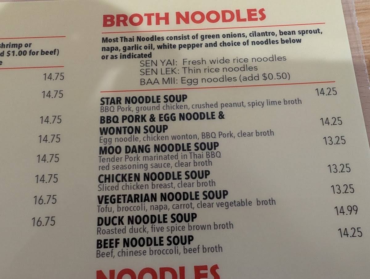 Thai Hachapi меню