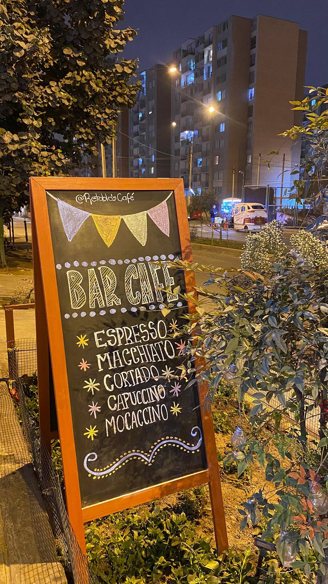Retablo's Café меню