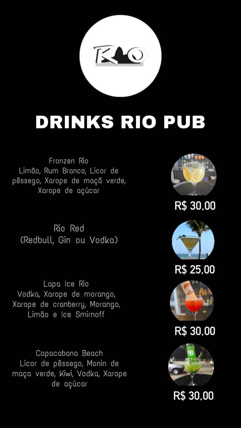 Rio Pub Macaé меню