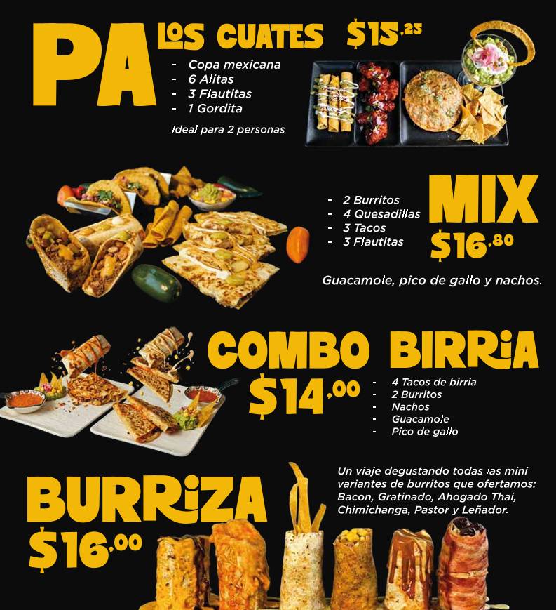 Taco Naco Riobamba меню