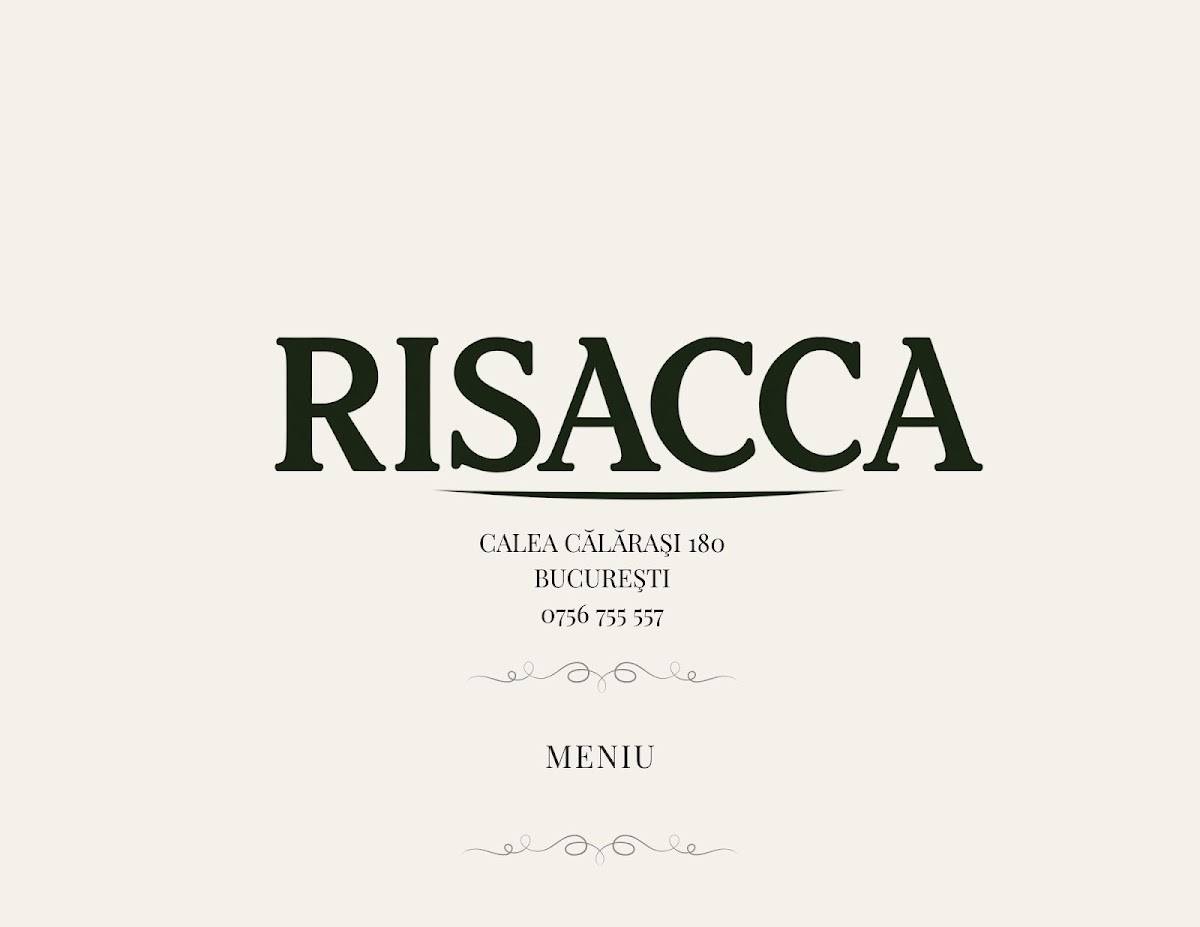 Risacca меню