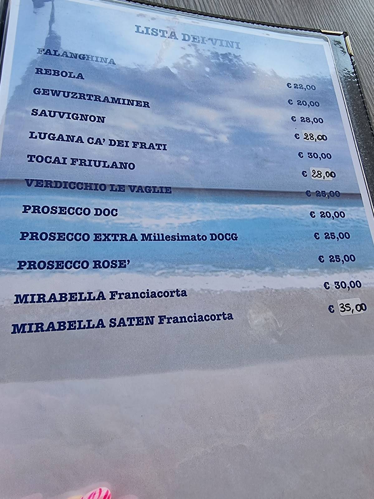 Ristorante Bar Embassy - Riccione Zona Spiaggia меню