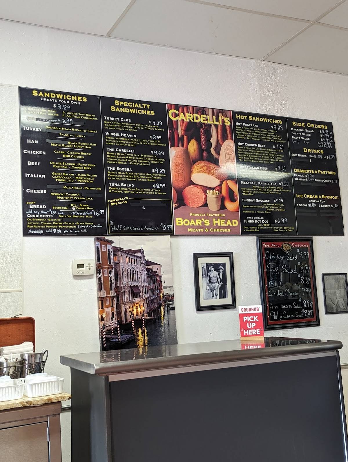 Cardelli's Italian Deli меню