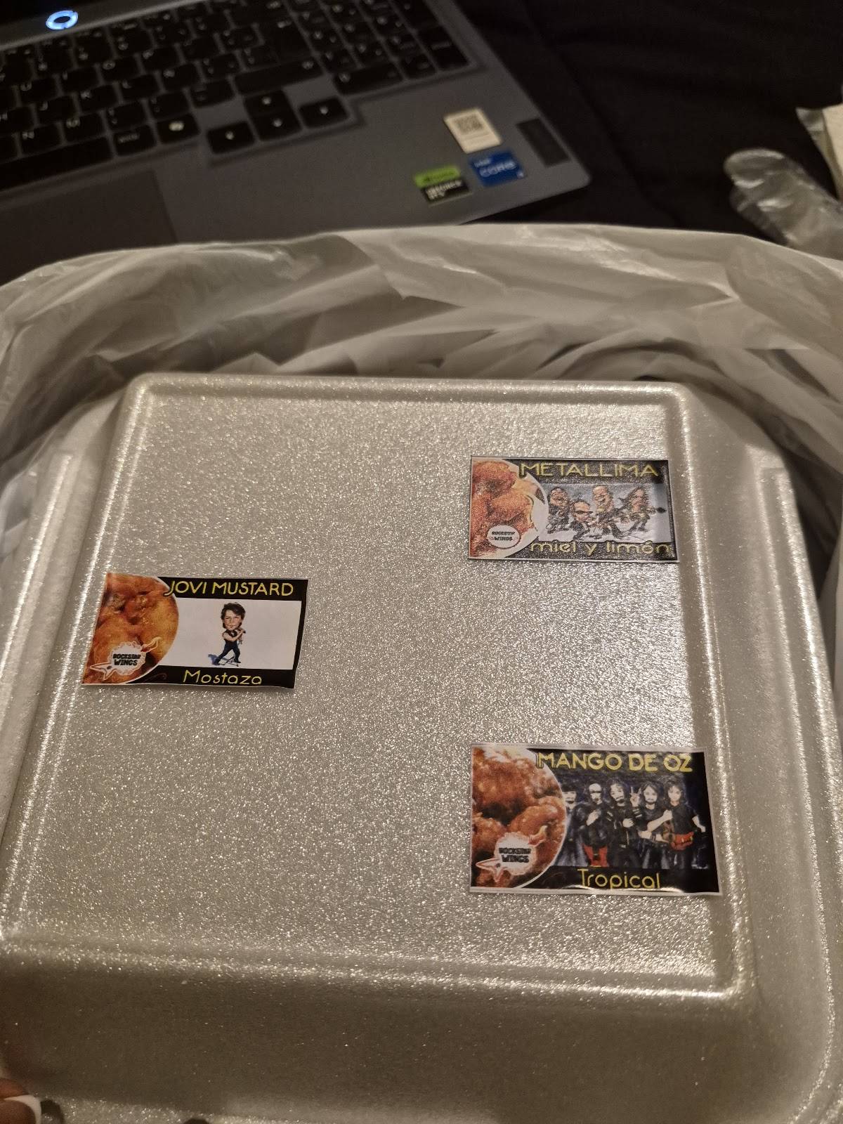 Rockstar Wings меню