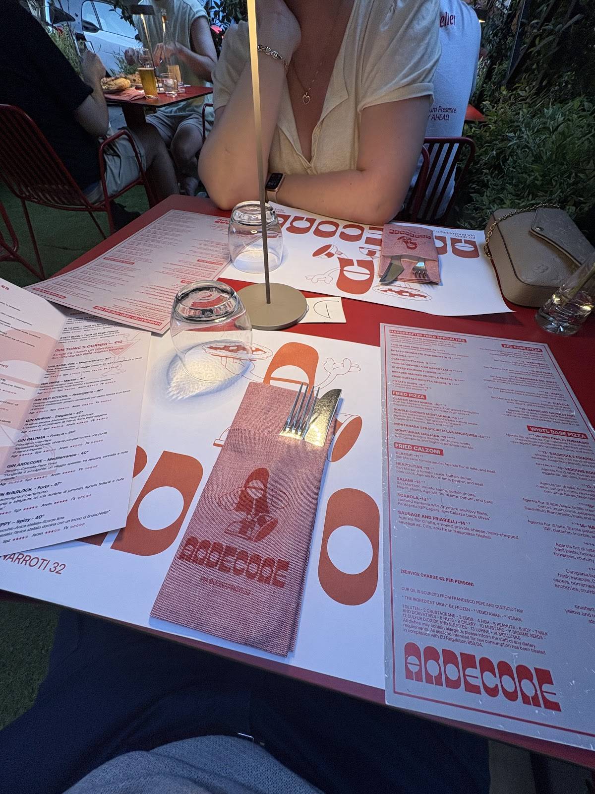 ARDECORE меню