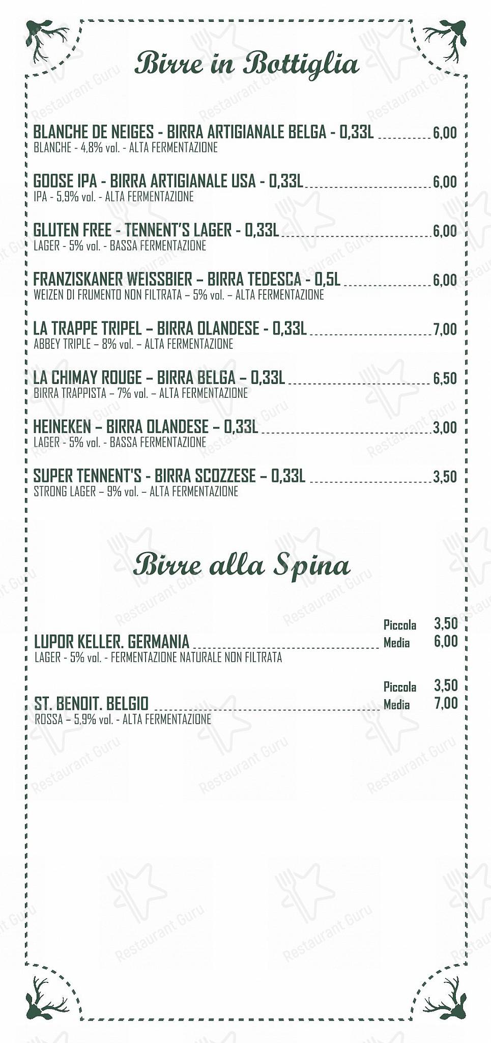 Меню ресторана Contesto Urbano - OUR MENU