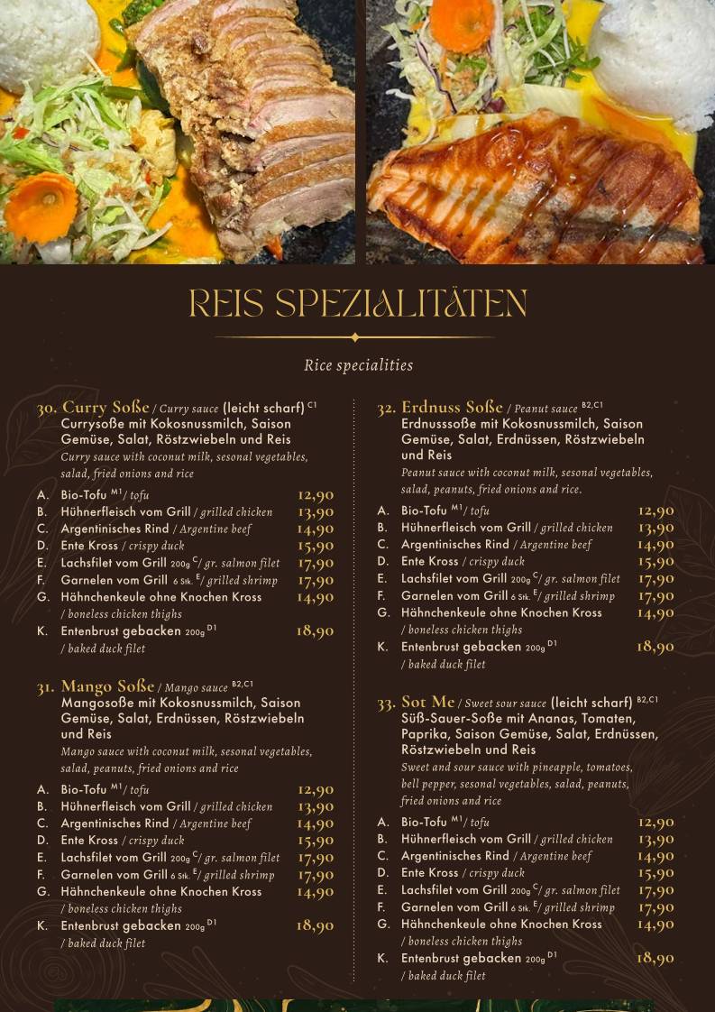 Hoa Xuan Restaurant меню
