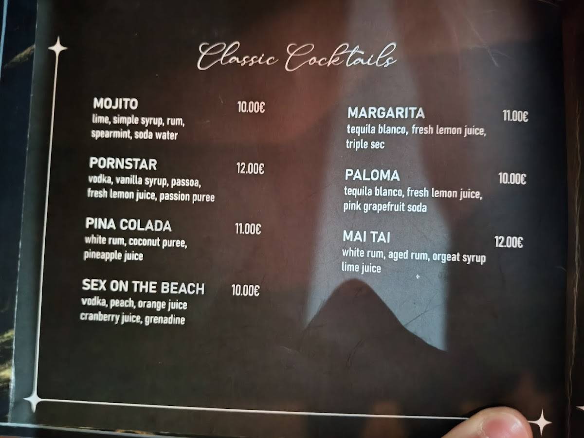 Route bar меню