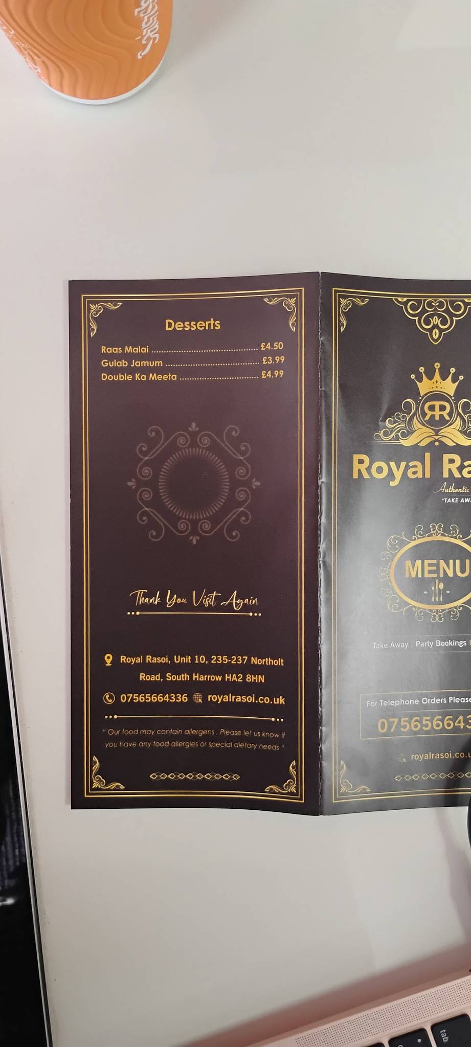 Royal Rasoi меню