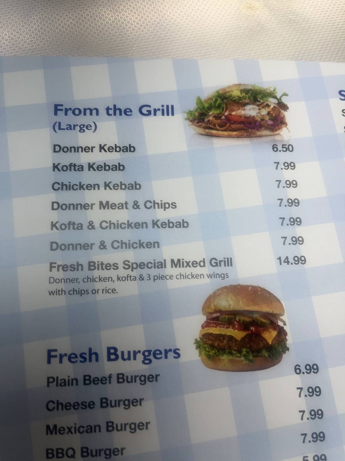 Runcorn fresh bites меню