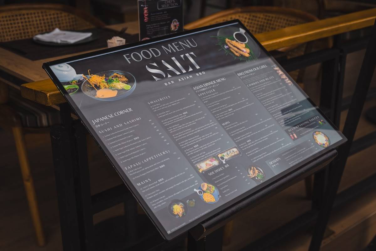 SALT Bar Asian BBQ меню