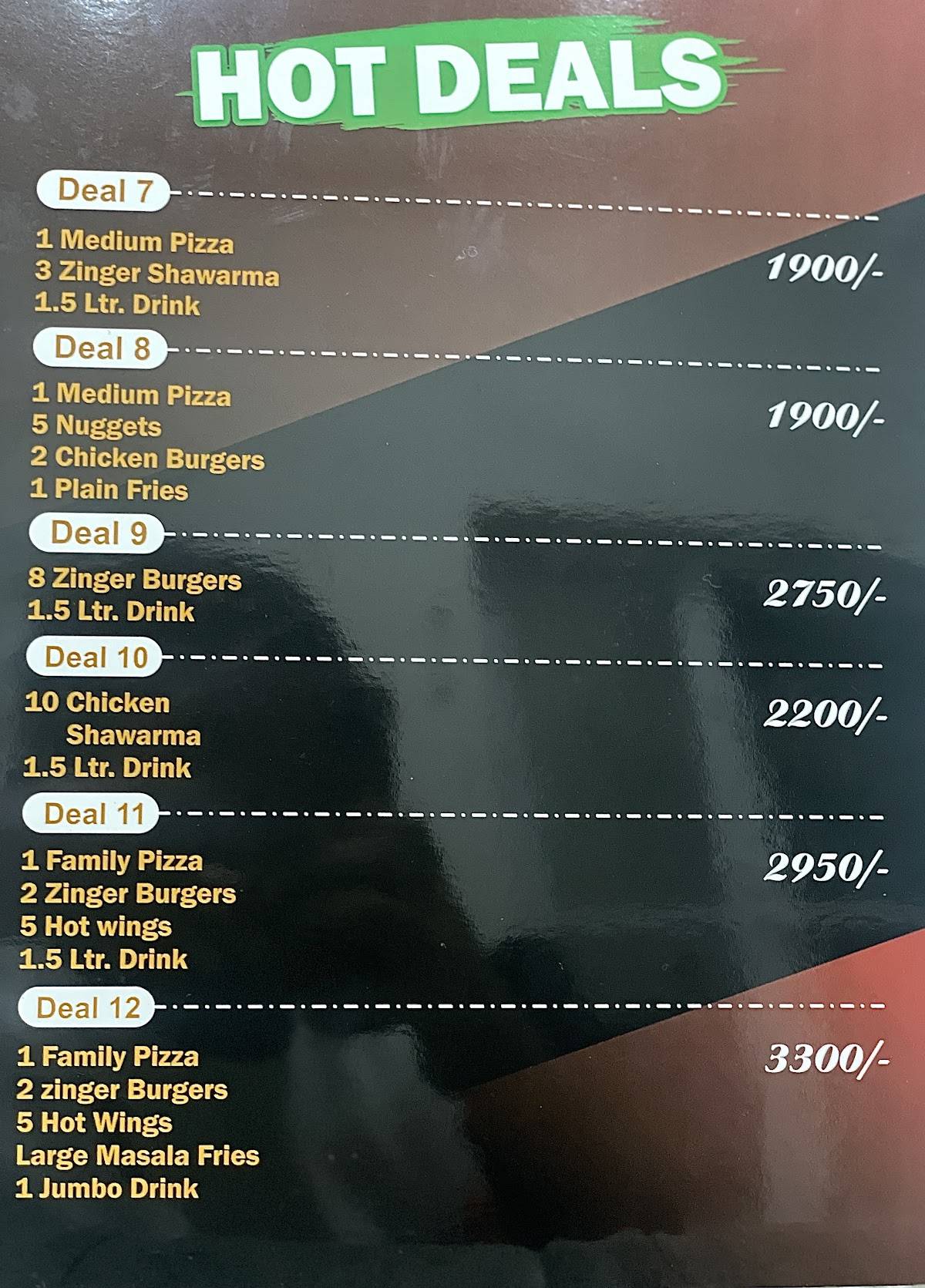 SK FOODS меню