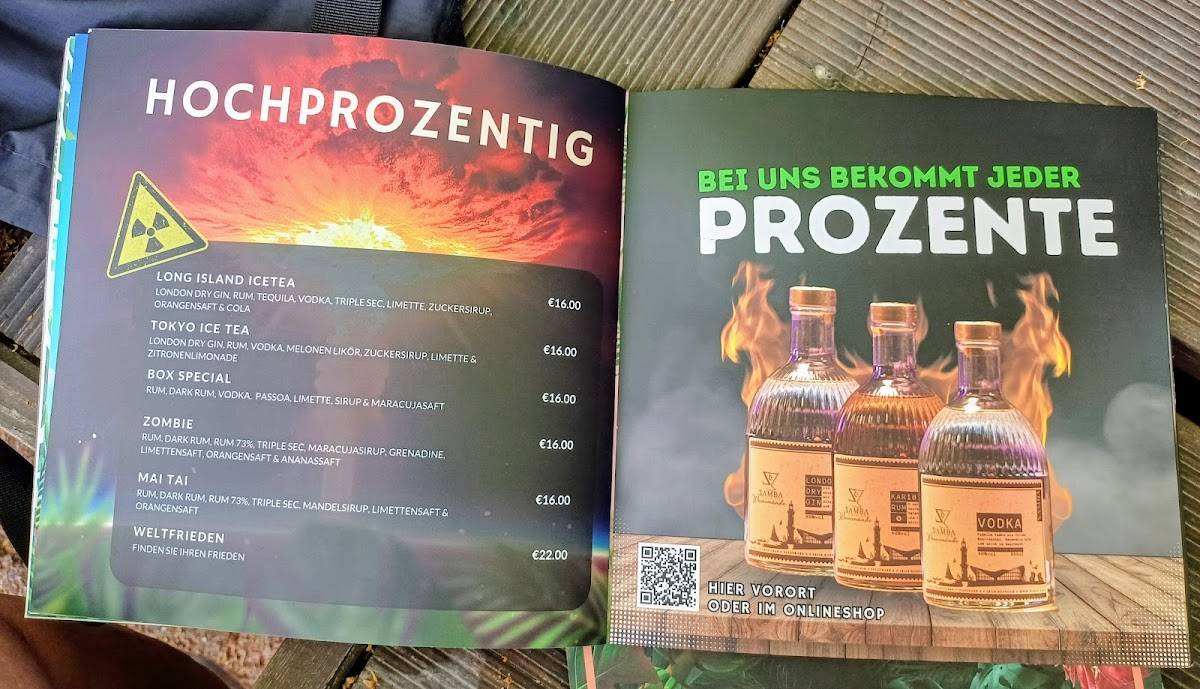 Samba Cocktailbar меню