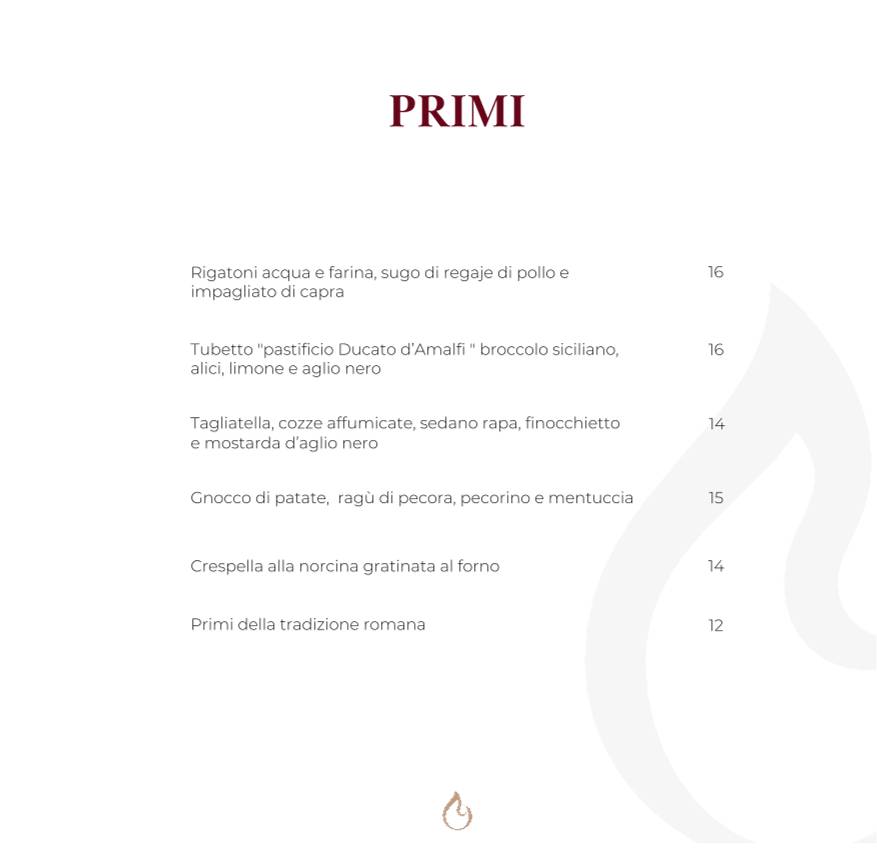 Scottadito Ristorante меню