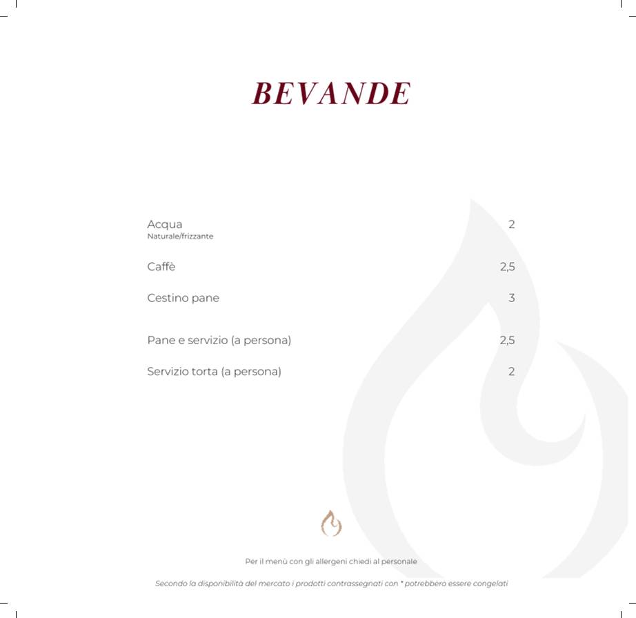 Scottadito Ristorante меню