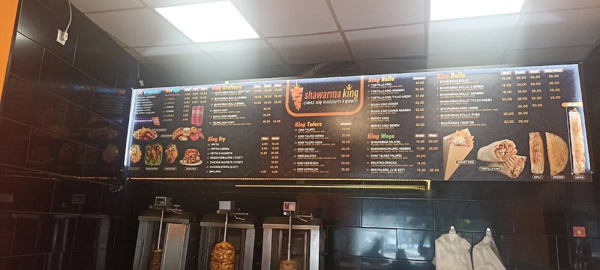 Shawarma king Ruda Śląska меню
