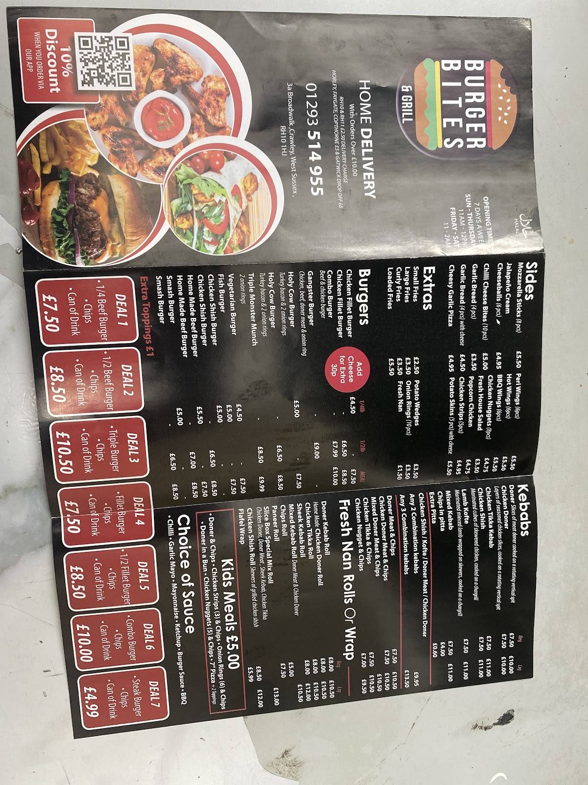 Slice Box & Burger Bites меню