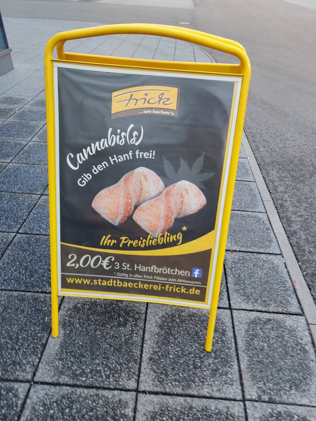 Stadtbäckerei Frick GmbH меню