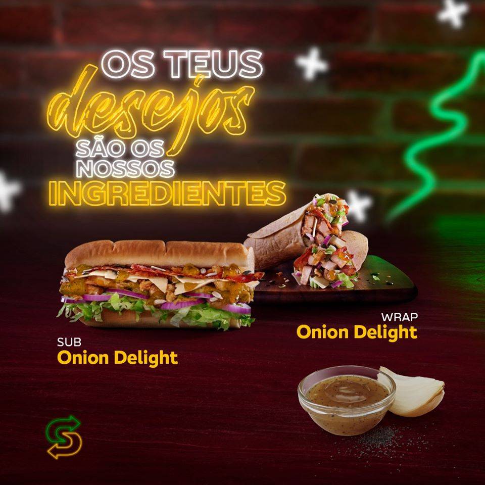 Subway меню