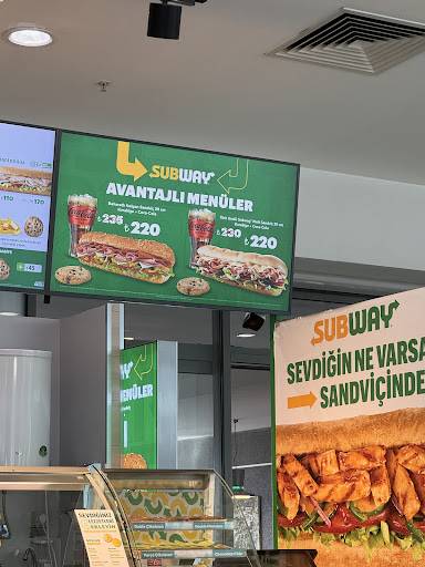 Subway меню