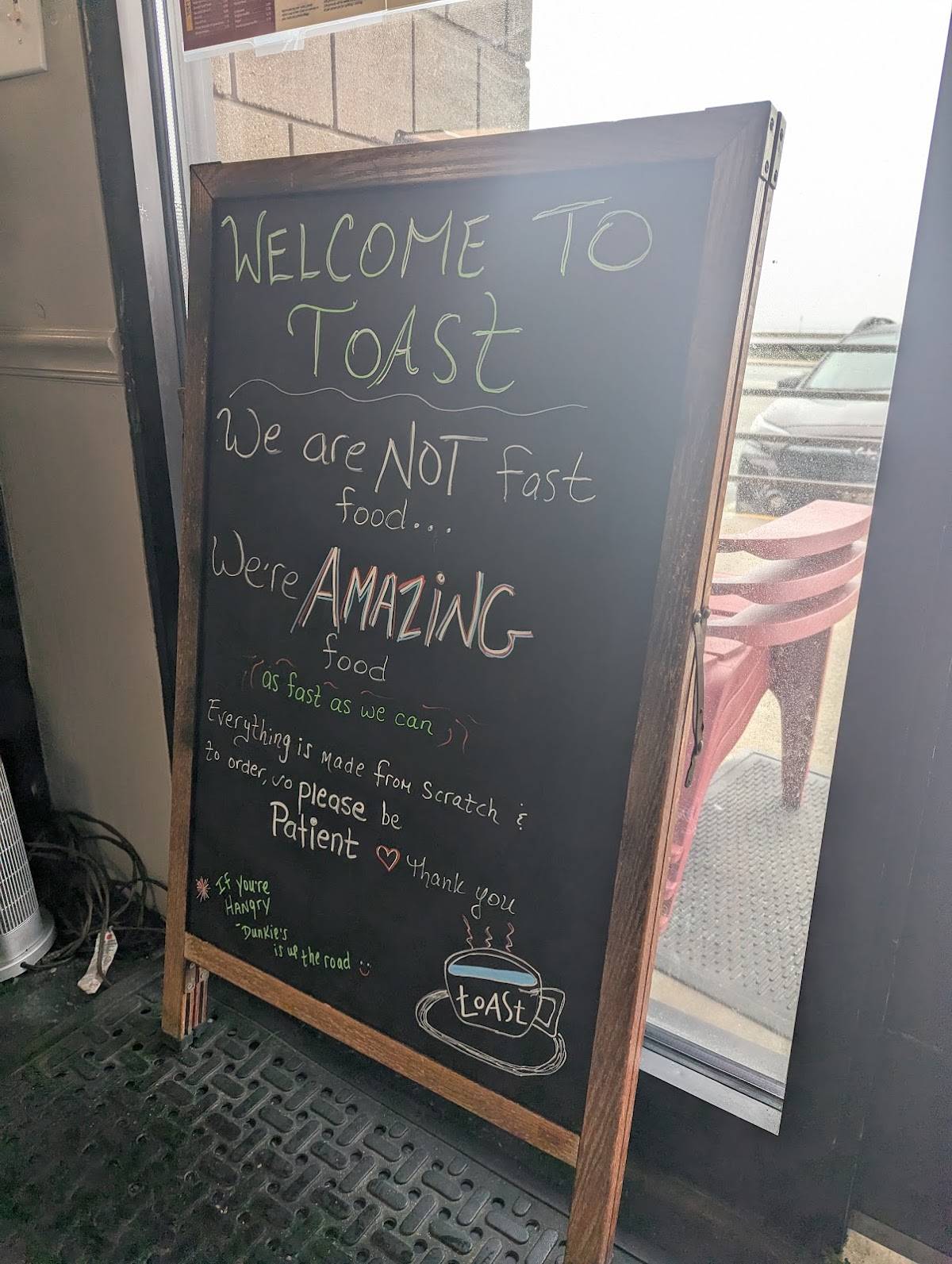 TOAST меню