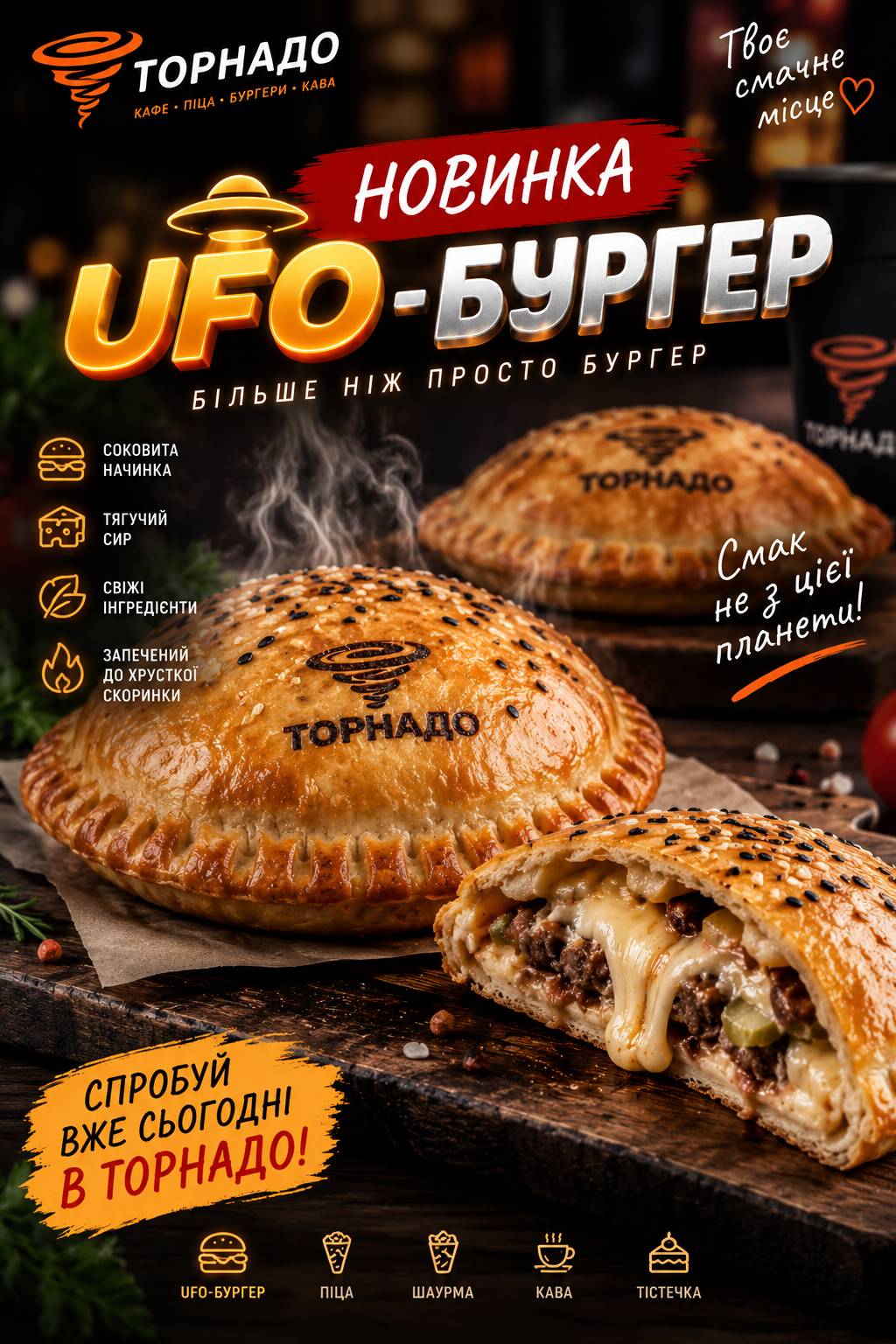 TORNADO меню
