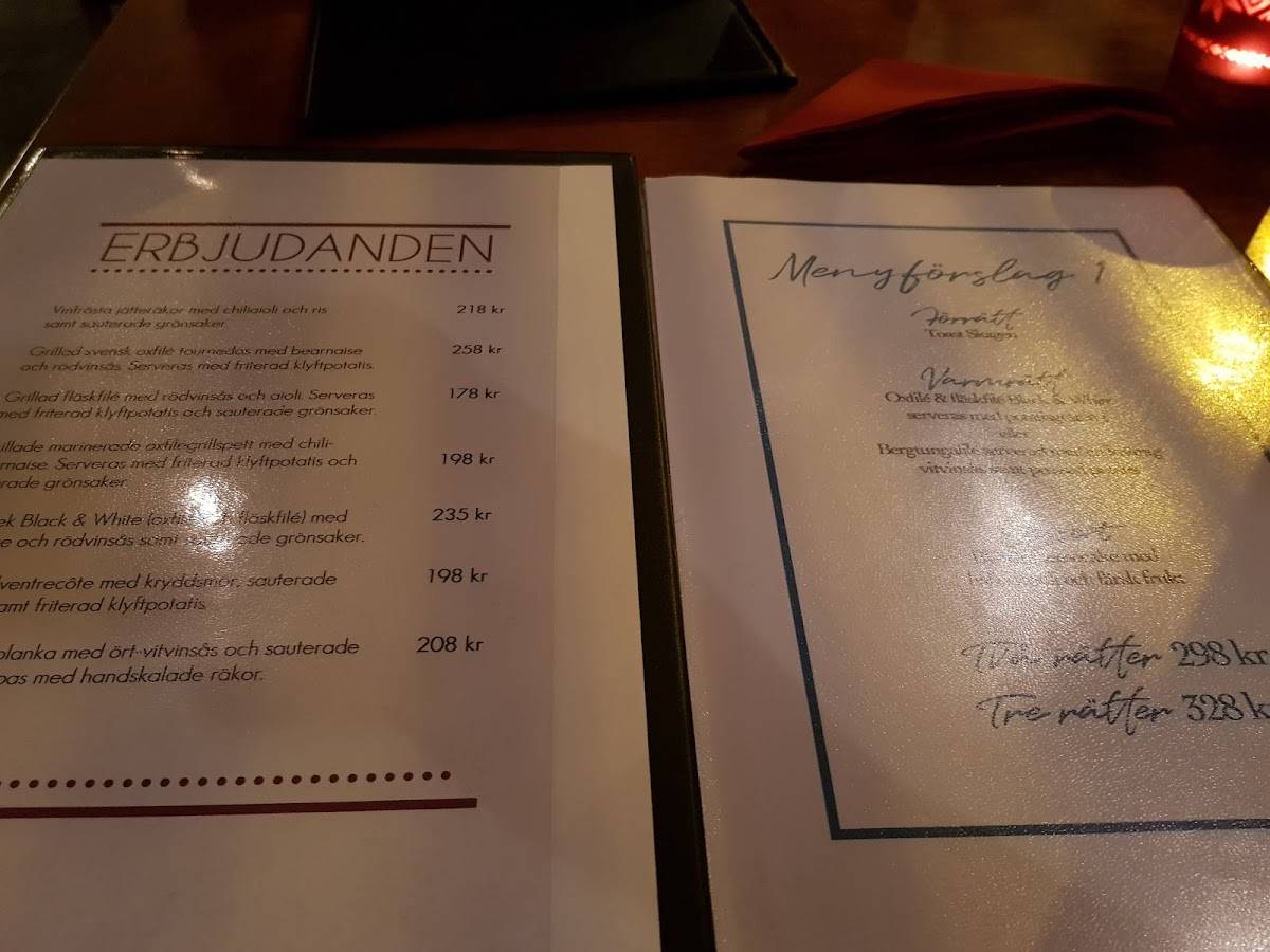 Table 20 меню