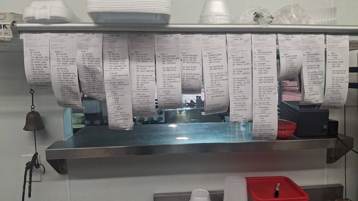 Taqueria El Tapatío меню