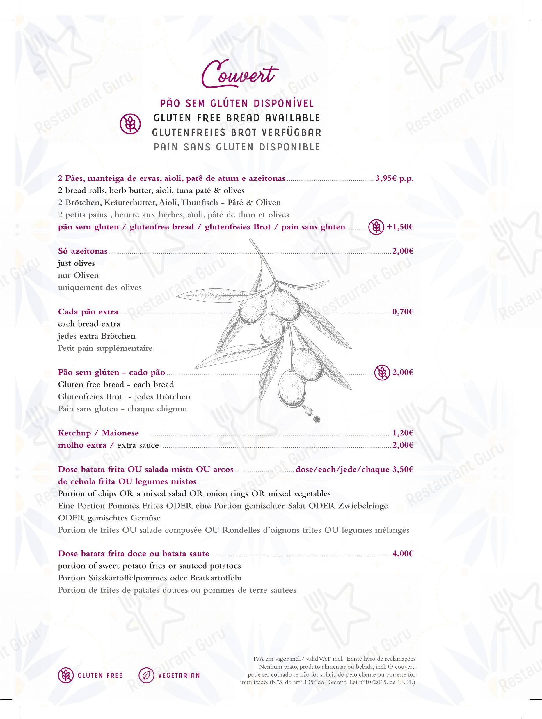 Taste Restaurante Carvoeiro в Прайа-ду-Карвоейру - Меню напитков