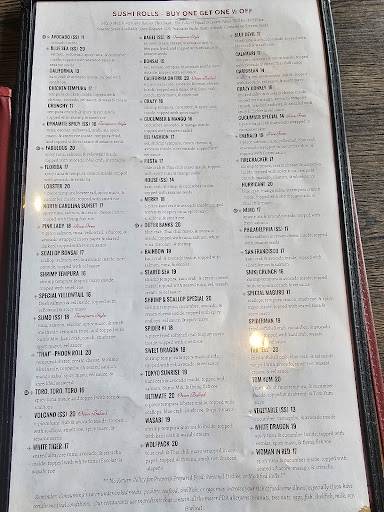 Tasu Asian Bistro меню