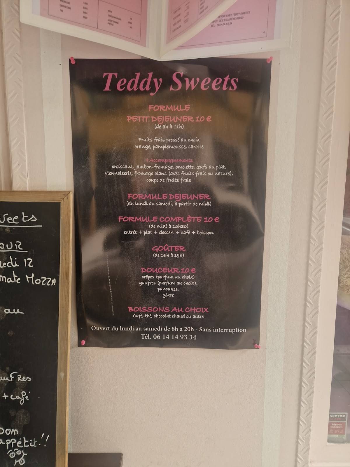 Teddy Sweets меню