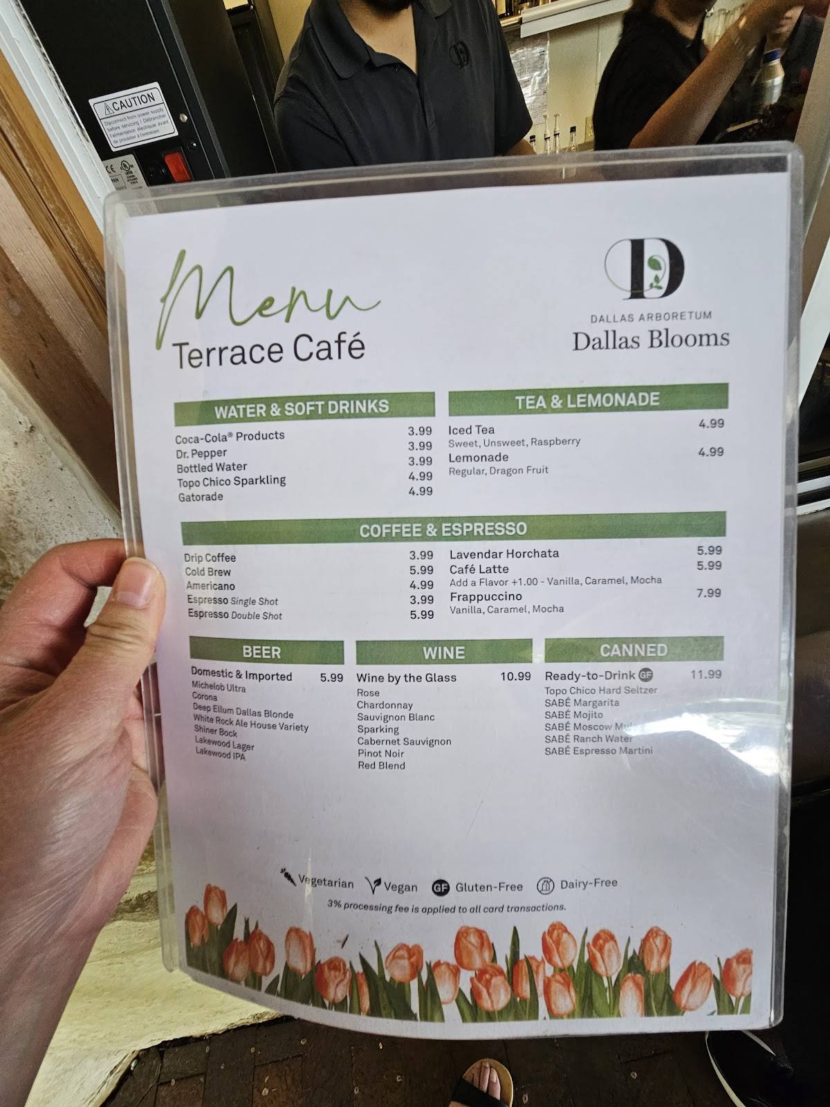 Terrace Grill меню