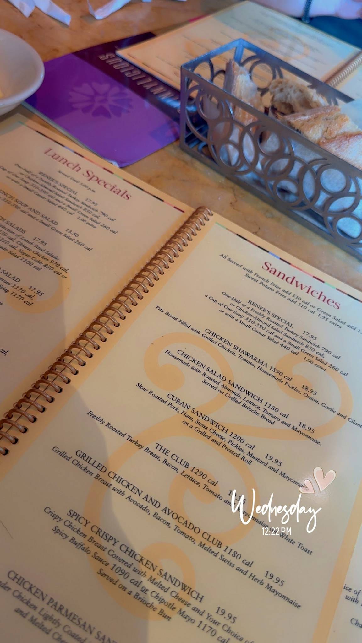 The Cheesecake Factory меню