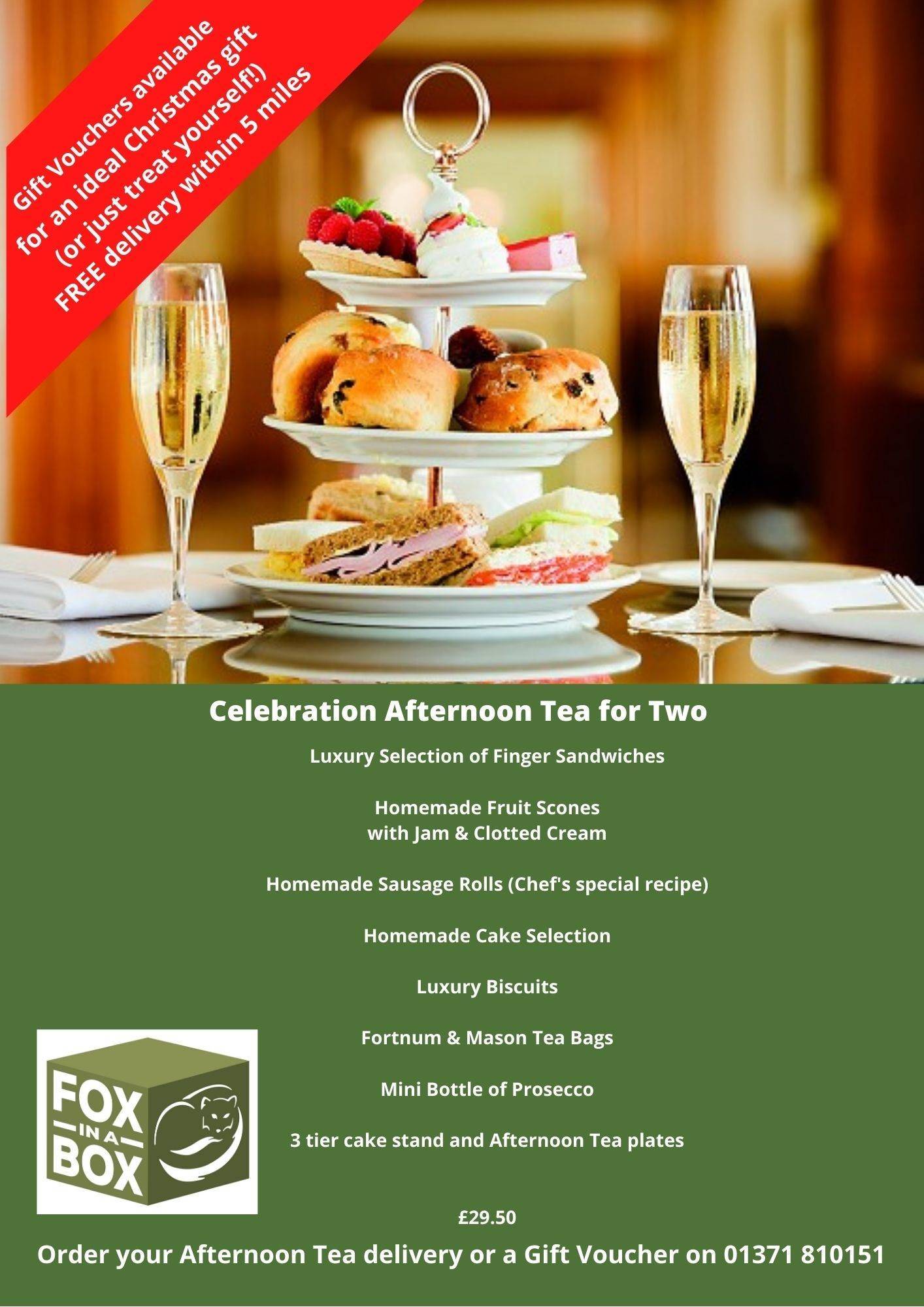 Fox on the Green, Finchingfield меню