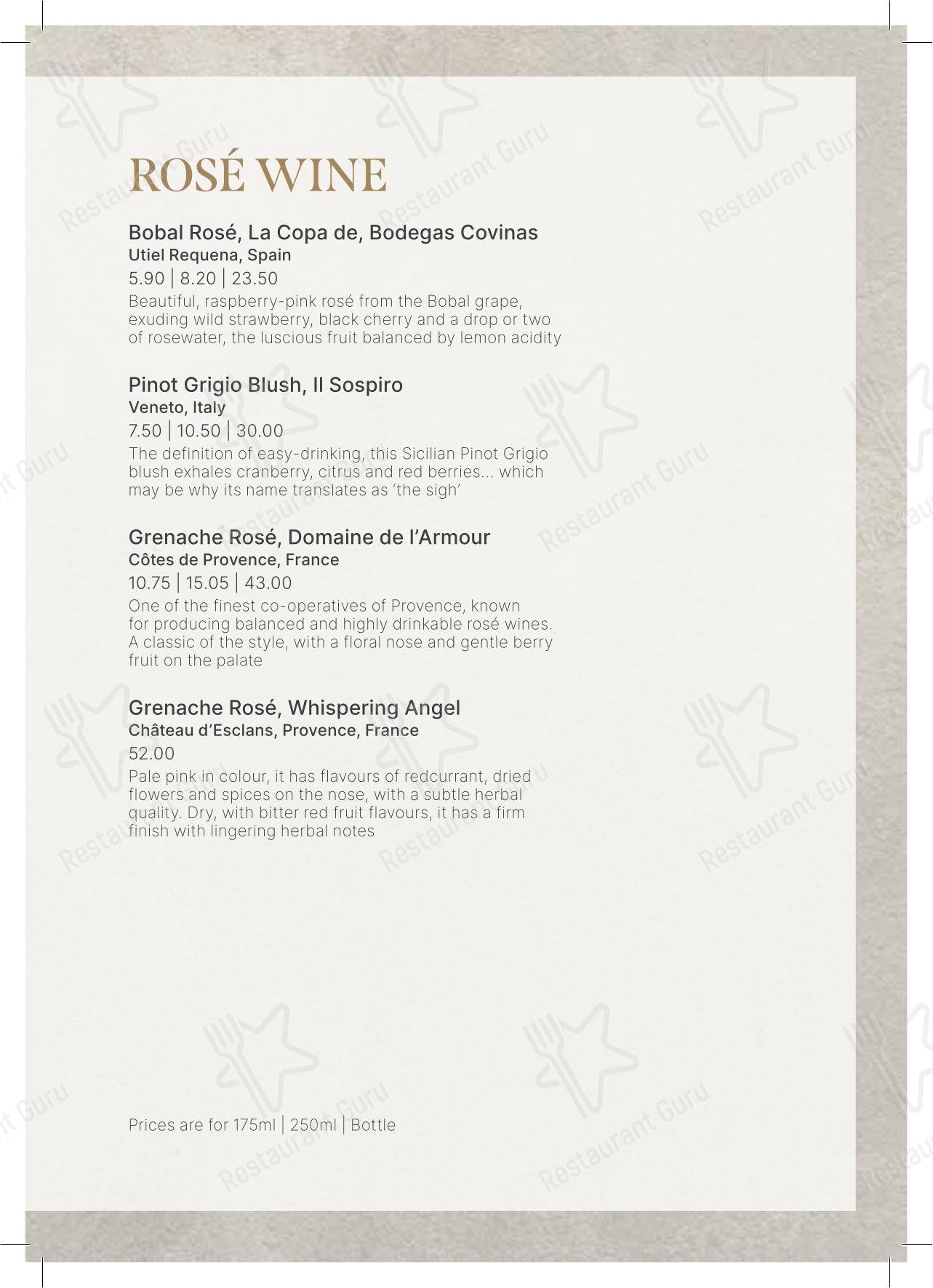 The George Inn в Лонгбридже Деверилл - Group Booking Menu