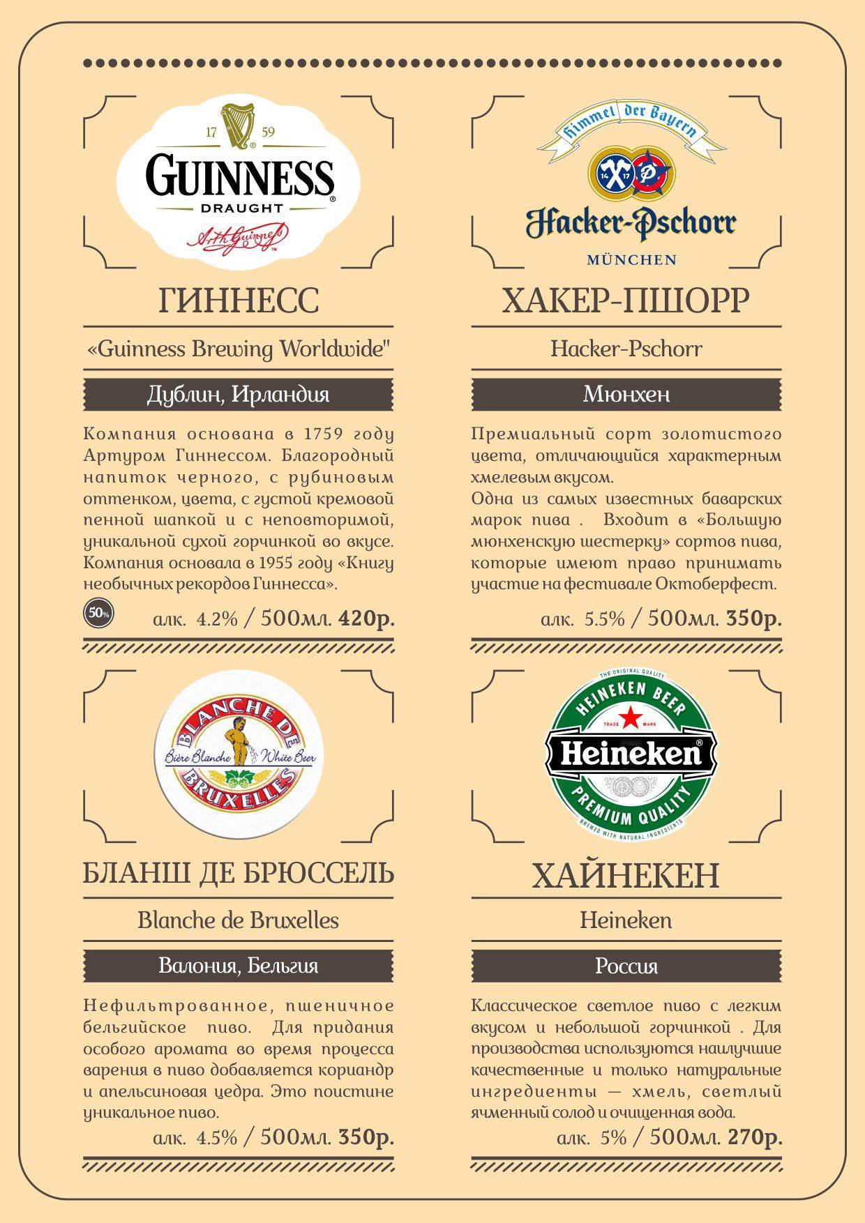 The Pub Magnitogorsk меню